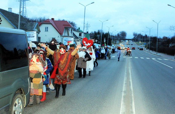 Užgavėnių eisenoje dalyvavo 203 persirengėliai 