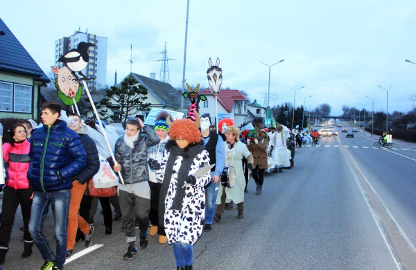 Užgavėnių eisenoje dalyvavo 203 persirengėliai 