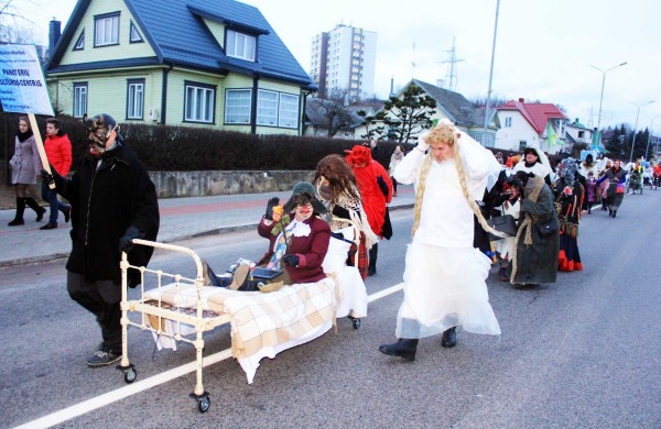 Užgavėnių eisenoje dalyvavo 203 persirengėliai 