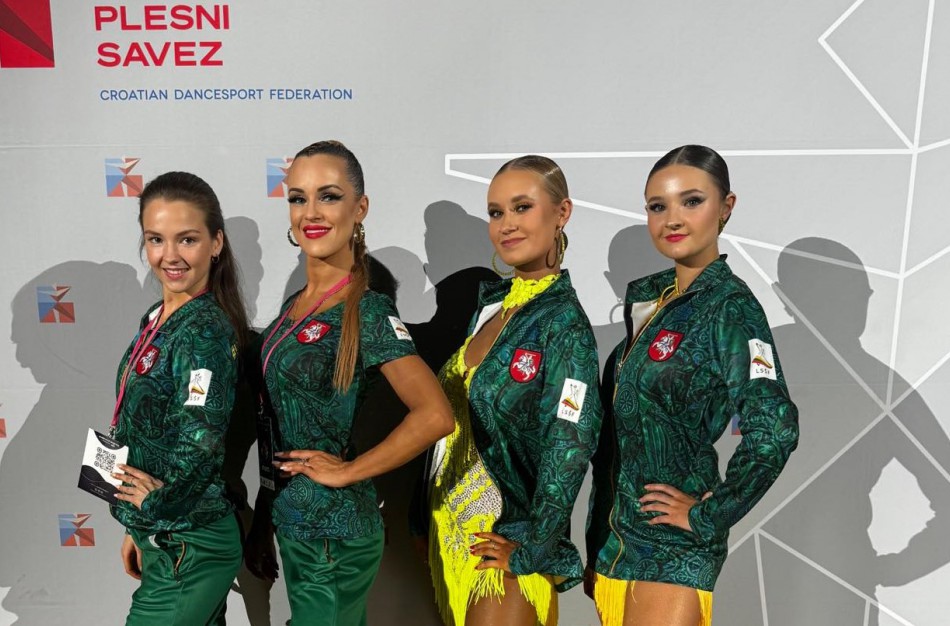 Lietuvos šokėjos Zagrebe varžėsi WDSF Europos solo Lotynų Amerikos šokių čempionate