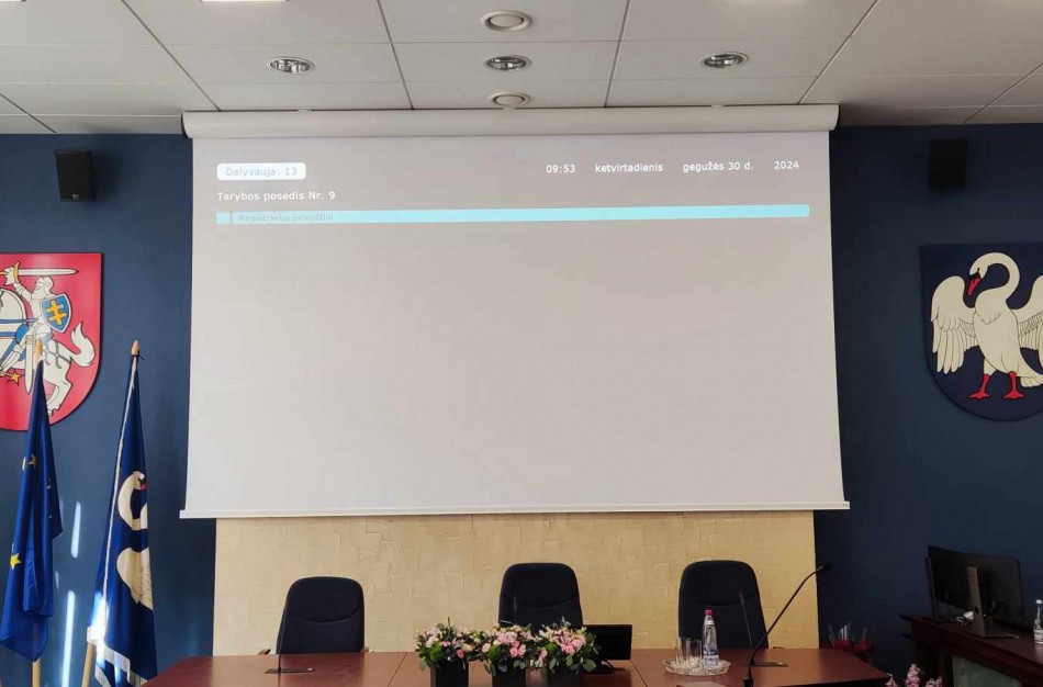 Devintasis Jonavos rajono savivaldybės tarybos posėdis