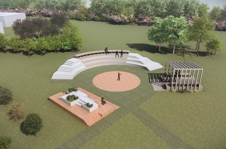 Vienoje Jonavos mokykloje ketinama statyti amfiteatrą