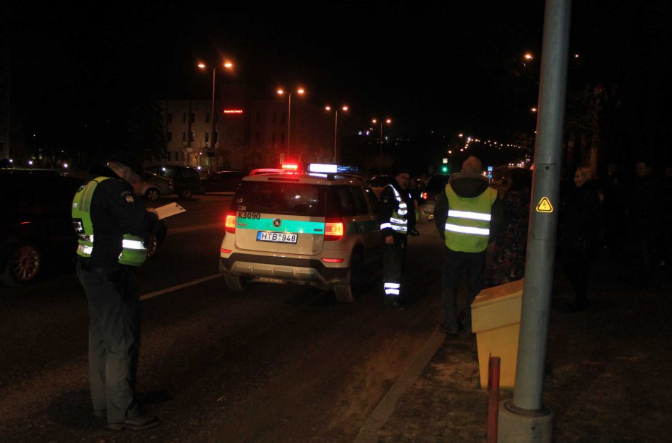 Žeimių gatvėje eismo įvykio metu sužeista moteris