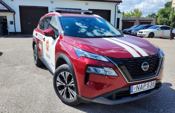 Jonavos priešgaisrinėje gelbėjimo tarnyboje - naujas automobilis