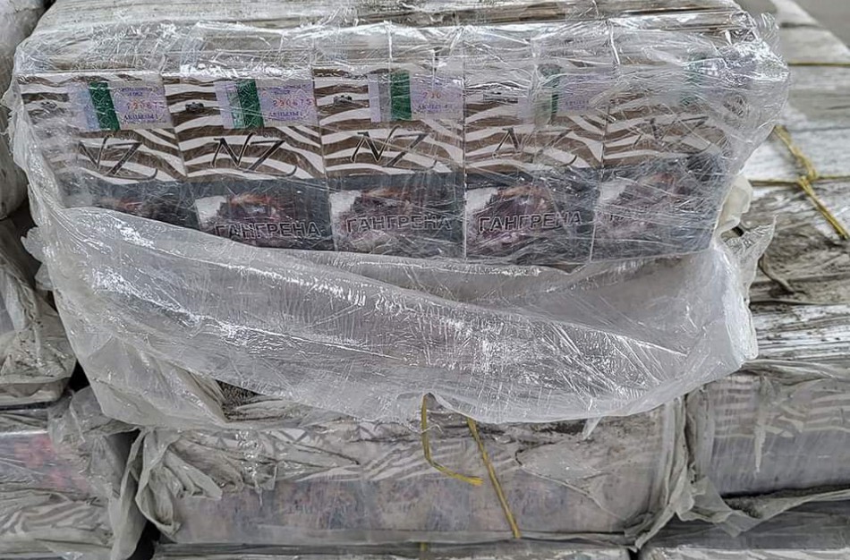 Sulaikyta rusiško cemento krovinyje užkasta cigarečių kontrabanda