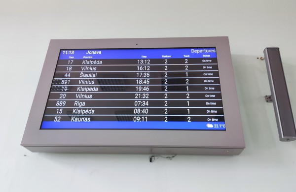 Jonavos geležinkelio stotyje pradėjo veikti „LTG Link“ BILIETOMATAS