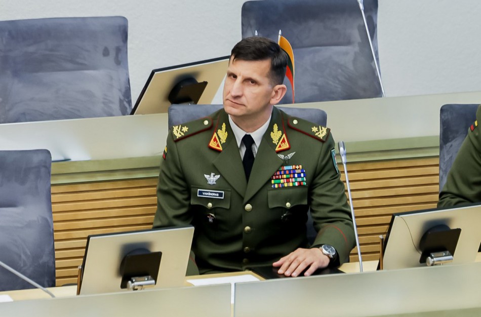 Seimas pritarė brigados generolo Raimundo Vaikšnoro skyrimui Lietuvos kariuomenės vadu 