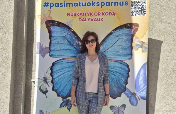 Pasimatuok drugelio sparnus Jonavoje