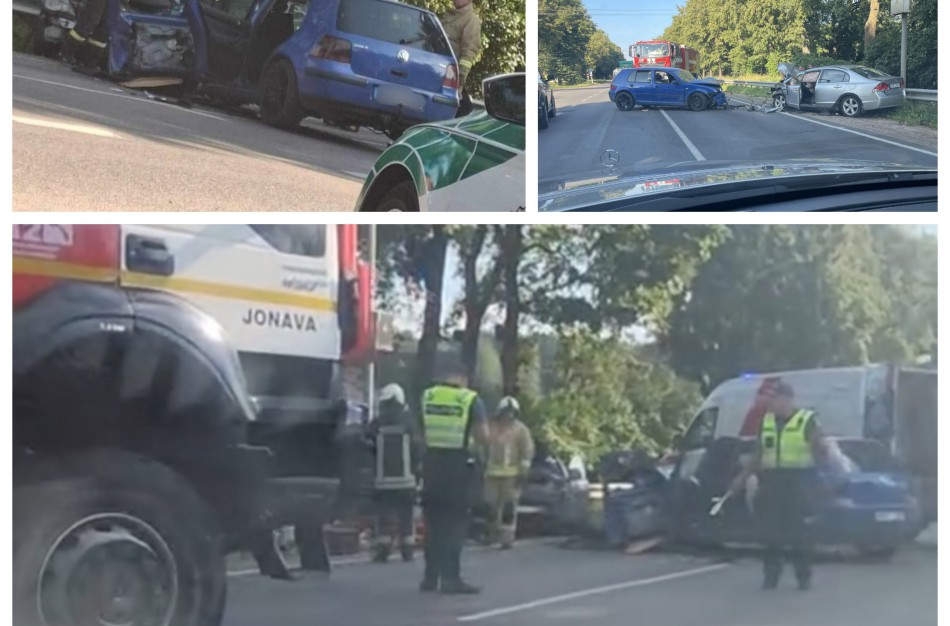 Aiškėja daugiau detalių apie galimai neblaivaus vairuotojo sukeltą eismo įvykį