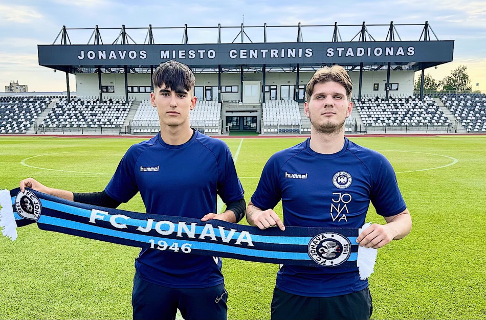 FK ,,Jonava" skelbia apie du naujokus komandoje