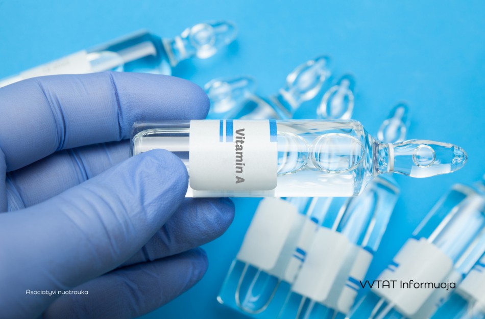 VVTAT: keisis vitamino A kosmetikos gaminiuose naudojimas ir ženklinimas