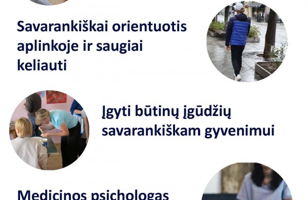 Pradedamos teikti Socialinio dalyvumo ugdymo paslaugos asmenims su regos sutrikimais