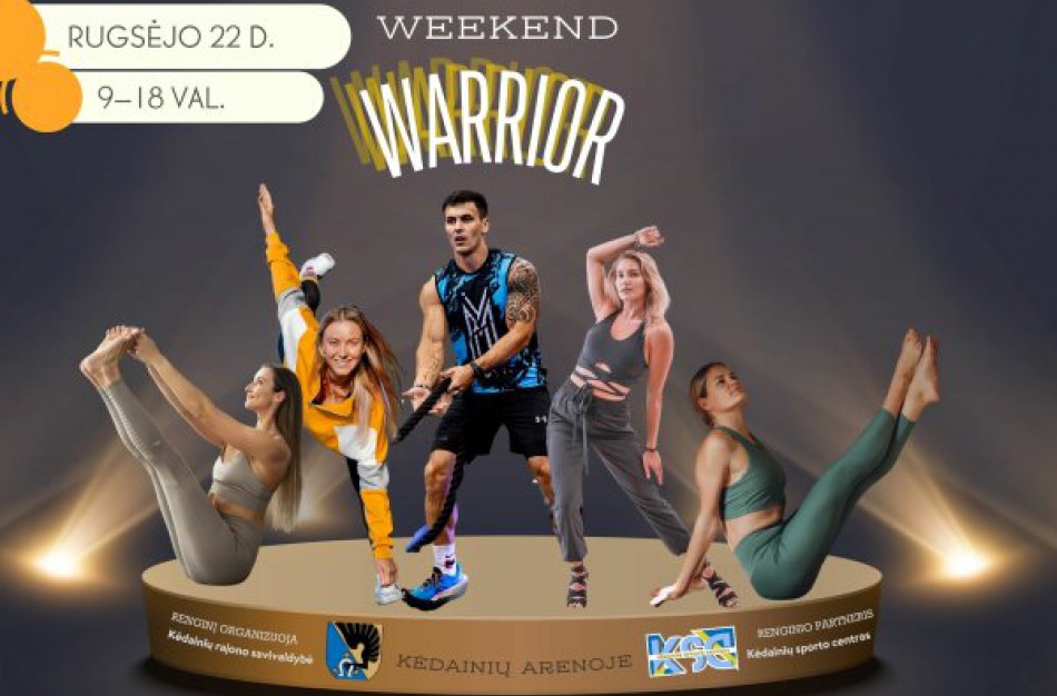 Kėdainiai kviečia į sporto renginį „Weekend warrior“: treniruotes organizuos ir jonaviečiai