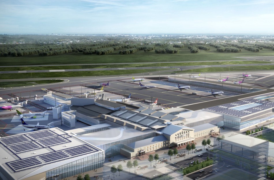 Baigiamos Vilniaus oro uosto naujojo keleivių išvykimo terminalo statybos