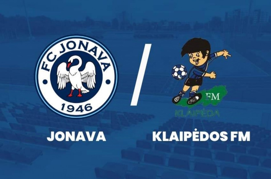 FK ,,Jonava" futbolininkai nuskynė pergalę prieš svečius iš pajūrio