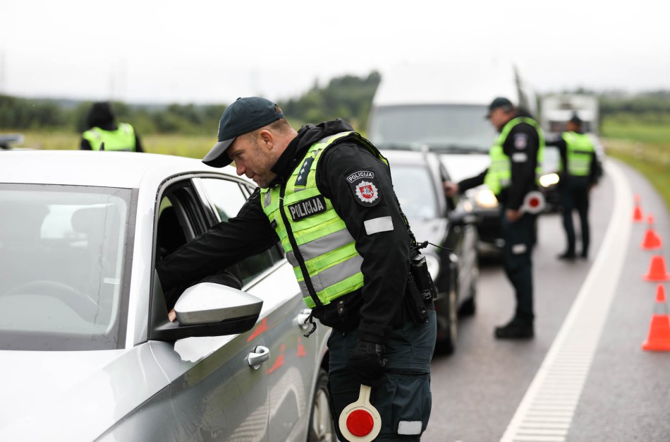 Kauno policijos savaitės apžvalga: girčiausio vairuotojo antirekordas - Jonavoje