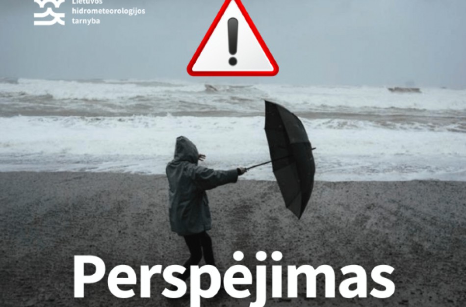 Perspėjimas apie pavojingą meteorologinį reiškinį