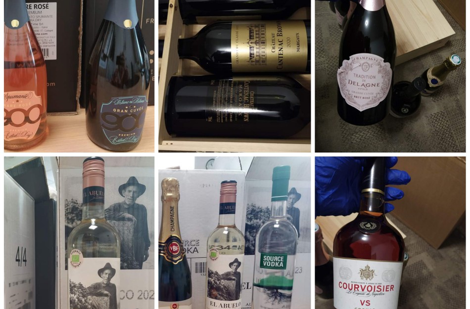 Nelegalaus alkoholio sandėliuose aptikta beveik 16 tūkstančių butelių