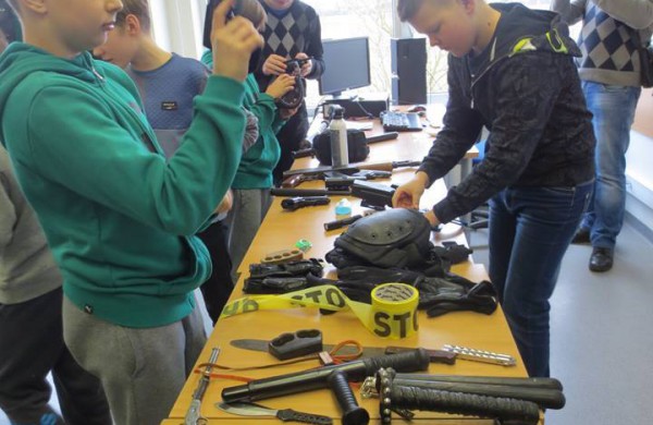 Klubo „Sparta“ sportininkams – pažintis su policija