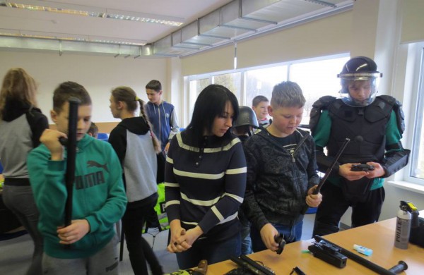 Klubo „Sparta“ sportininkams – pažintis su policija