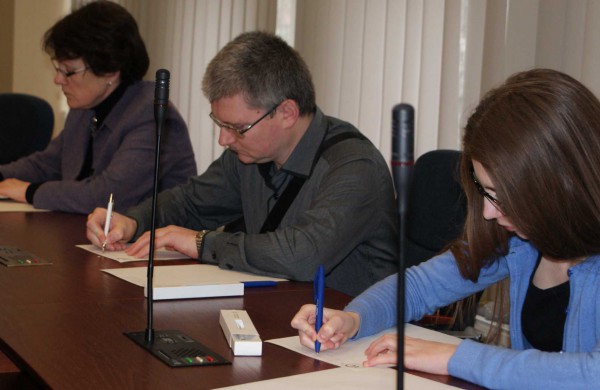 Jonaviečiai rašė Nacionalinį diktantą