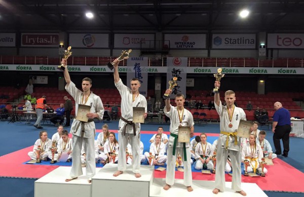 Jonavos kiokušin karate sportininkui – sidabrinis apdovanojimas