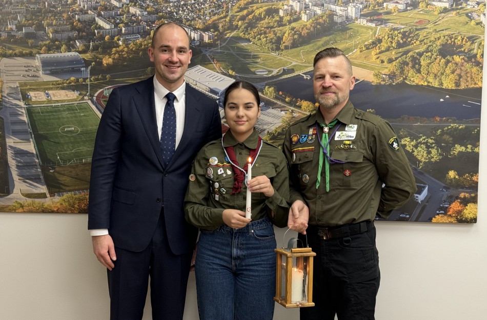 Jonavą pasiekė Betliejaus taikos ugnis