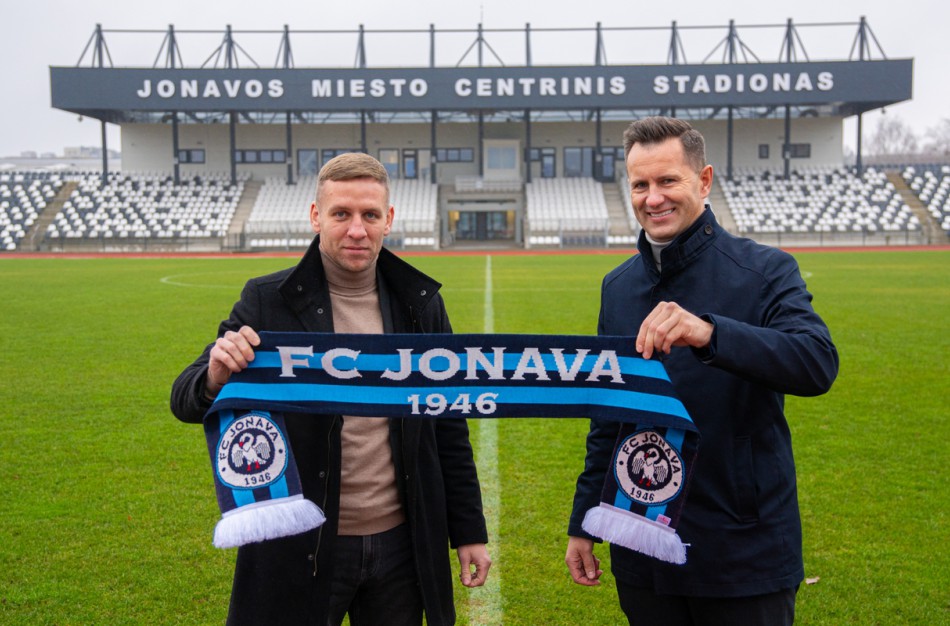 2025-ųjų sezone FK „Jonava“ marškinėlius vilkės patyręs futbolininkas – Aurimas Raginis