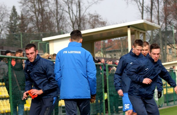 Įspūdingas FK „Lietava“ komandos debiutas A lygos čempionato starte