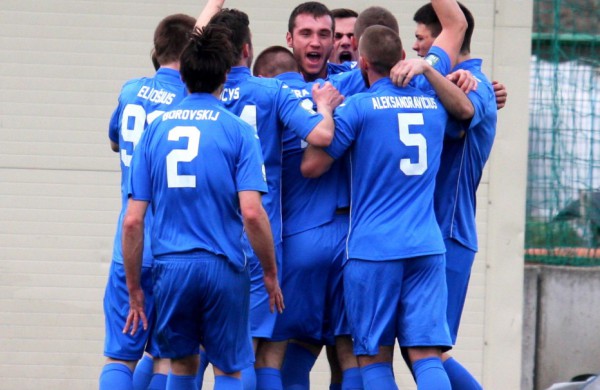 Įspūdingas FK „Lietava“ komandos debiutas A lygos čempionato starte