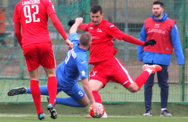 Įspūdingas FK „Lietava“ komandos debiutas A lygos čempionato starte