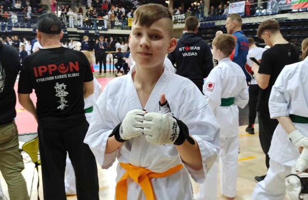 Trys jonaviečiai Kyokushin pirmenybėse iškovojo auksą