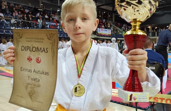 Trys jonaviečiai Kyokushin pirmenybėse iškovojo auksą