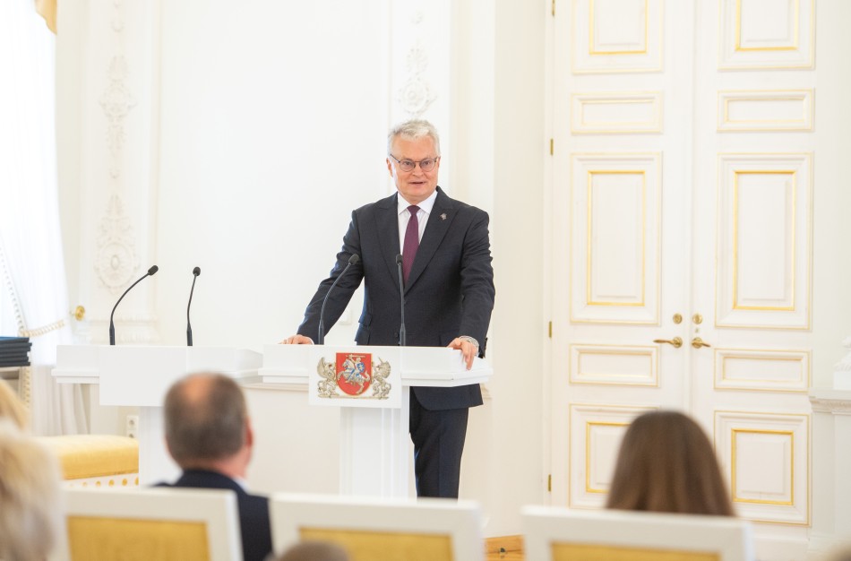 Prezidentas: stiprios šeimos kuria stiprią valstybę