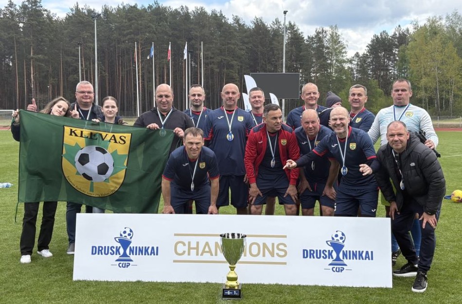 Jonavos FVK ,,KLEVAS” antrus metus iš eilės triumfavo tarptautiniame futbolo turnyre ,,Druskininkai Cup” 