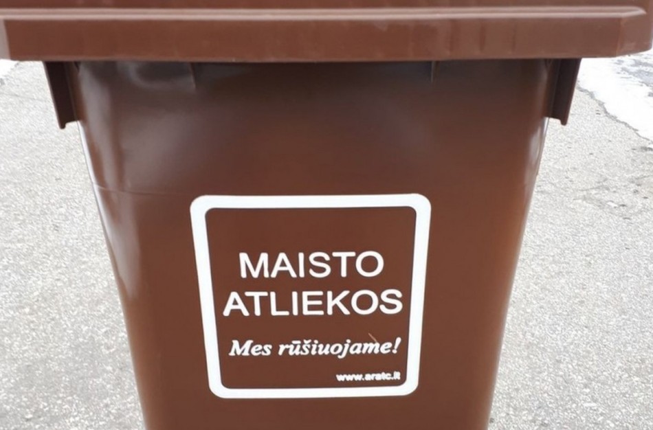 Aplinkos ministerija siūlo sprendimus, kaip paskatinti gyventojus aktyviau rūšiuoti maisto ir kitas atliekas