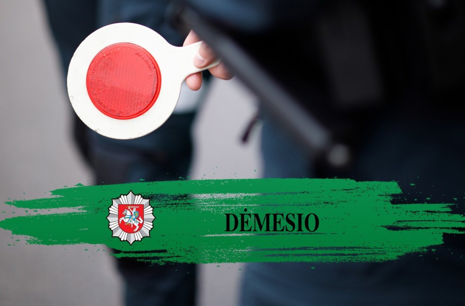 Policijos prevencinės priemonės šalies keliuose birželio mėnesį