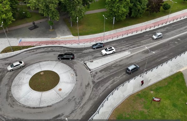 Jonavos žiedinėje sankryžoje – finišo tiesioji: prasideda baigiamieji darbai