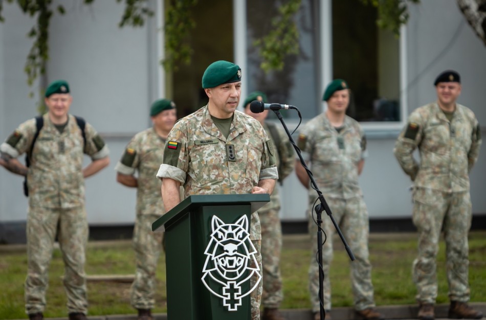 Kariuomenės „Geležinio Vilko“ brigadai vadovauti pradeda pulkininkas Darius Meilūnas