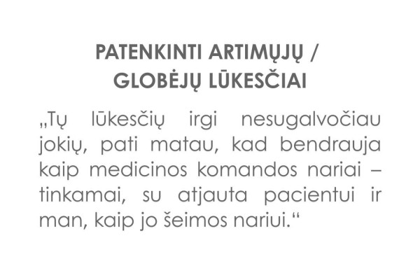 Jonavos PSPC atlikto tyrimo metu ambulatorinių slaugos paslaugų namuose komandai – tik teigiami pacientų vertinimai