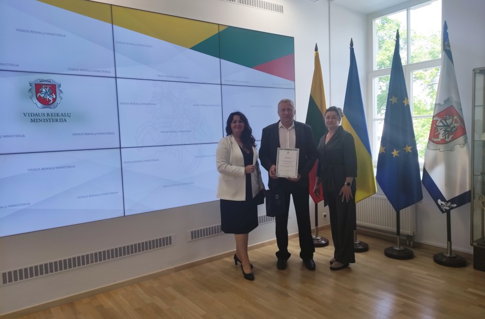 Išorų kaimo bendruomenė įvertinta už gerąją patirtį nusikaltimų prevencijos srityje!