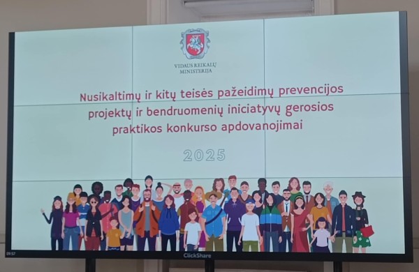 Išorų kaimo bendruomenė įvertinta už gerąją patirtį nusikaltimų prevencijos srityje!