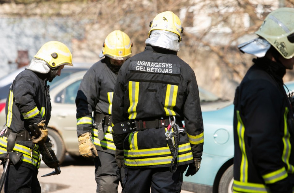 Gudžionių kaime nuo elektros laidų užsidegė pieva, Satkūnų kaime degė ūkinis pastatas