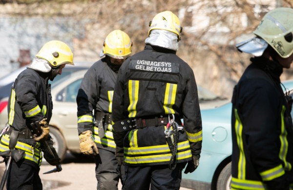 Gudžionių kaime nuo elektros laidų užsidegė pieva, Satkūnų kaime degė ūkinis pastatas