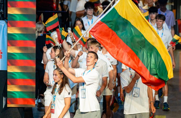 Iškilminga atidarymo ceremonija Šiaurės Makedonijoje prasidėjo Europos jaunimo vasaros olimpinis festivalis