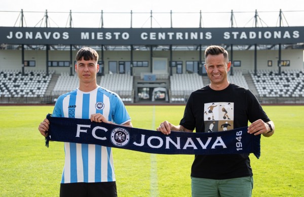 Prie FK „Jonava“ komandos prisijungia dar vienas perspektyvus žaidėjas – Kajus Beršta!