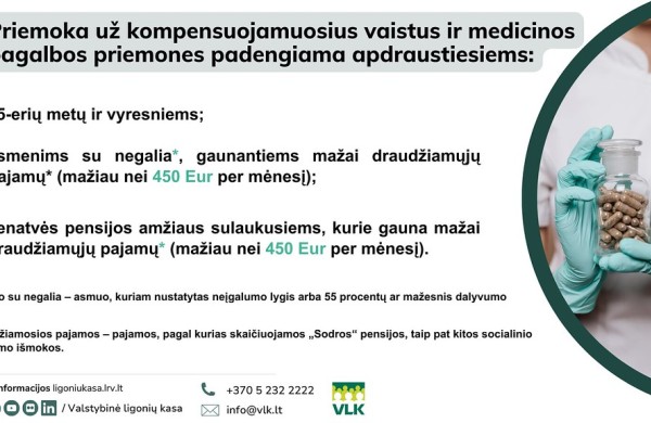 Senjorams – papildomos privalomojo sveikatos draudimo garantijos