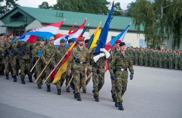 Tarnybą Lietuvoje pradeda 18-osios rotacijos NATO Daugianacionalinė kovinė grupė