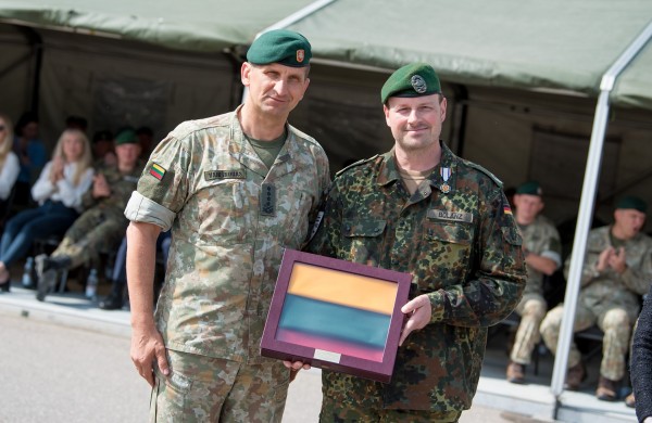Tarnybą Lietuvoje pradeda 18-osios rotacijos NATO Daugianacionalinė kovinė grupė