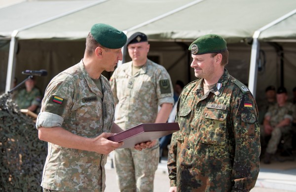 Tarnybą Lietuvoje pradeda 18-osios rotacijos NATO Daugianacionalinė kovinė grupė